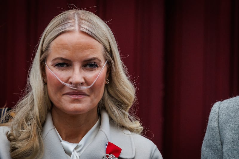Crown Princess Mette Marit of Norway attends the Norwegian Constitution Day with the children’s parade in Oslo, Norway, in 2026.
