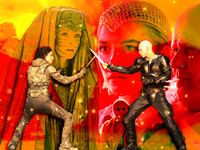 A photo illustration of the cast of Dune: Part Two.