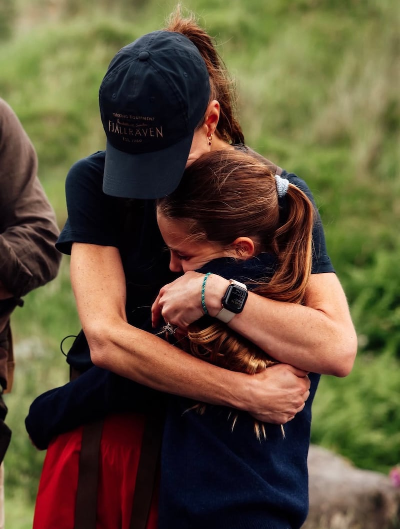 Kate Middleton’s children were visibly emotional after their mother completed the Three Peaks Challenge.