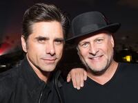 John Stamos and Dave Coulier attend Cinespia's screening of 'Some Like It Hot' held at Hollywood Forever on August 19, 2017 in Hollywood, California.