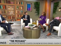 Ta-Nehisi Coates sits with the three hosts of “CBS Mornings.”