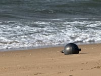 Space debris on Forrest Beach