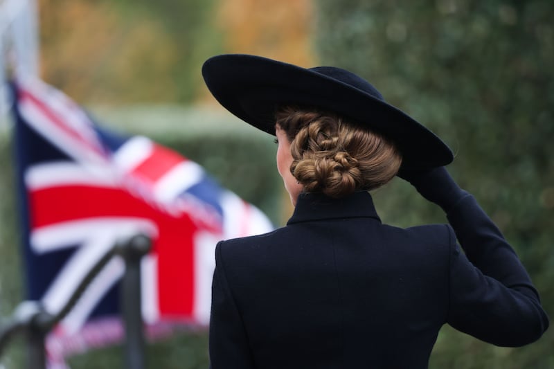 Kate Middleton at the Armistice Day Service of Remembrance on November 11, 2025.
