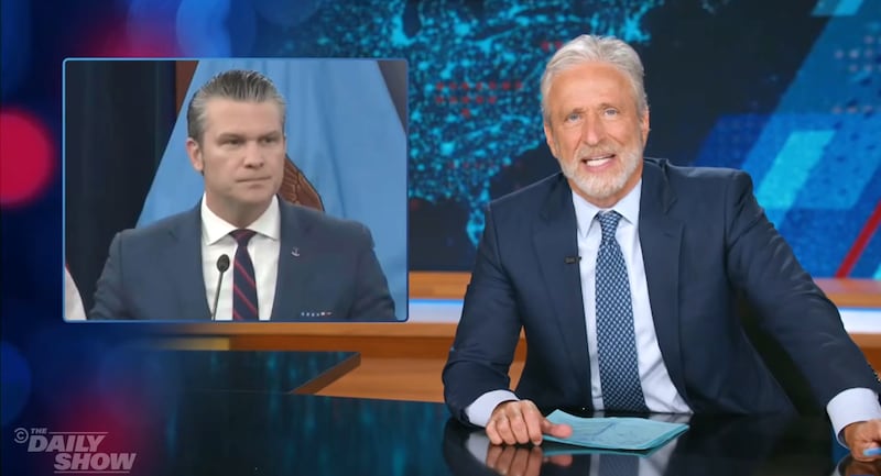 The Daily Show, Jon Stewart on Pete Hegseth