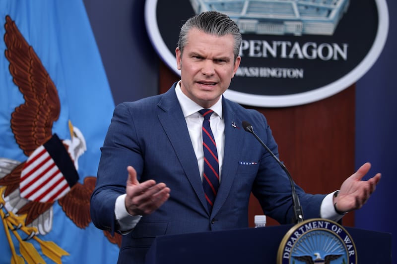 Defense Secretary Pete Hegseth attacked the press and became combative while also contradicting the president during a press conference at the Pentagon on March 2, 2026.