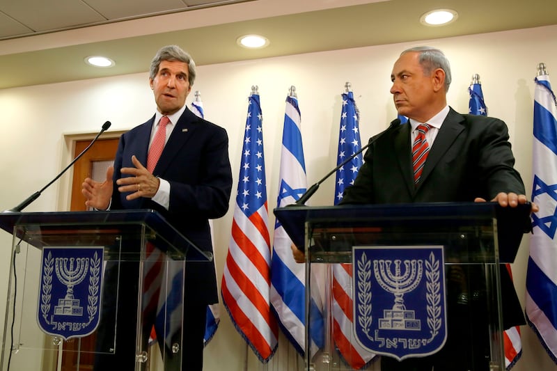 articles/2013/12/10/in-ramallah-and-washington-john-kerry-pays-lip-service-to-palestinian-security/kerry-netanyahu-talks-openz_fnymiq