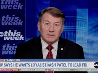 Senator Mike Rounds speaks with ABC This Week on Sunday, December 1st, 2024.