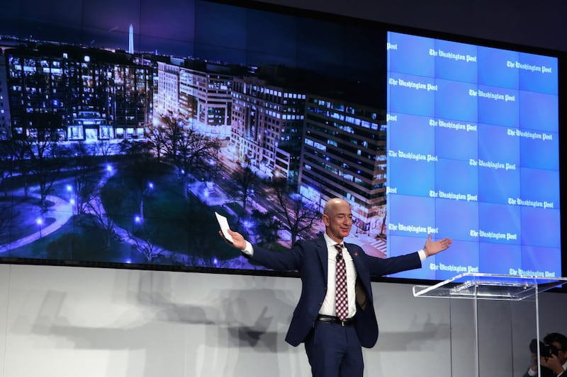 Bezos at the Washington Post.