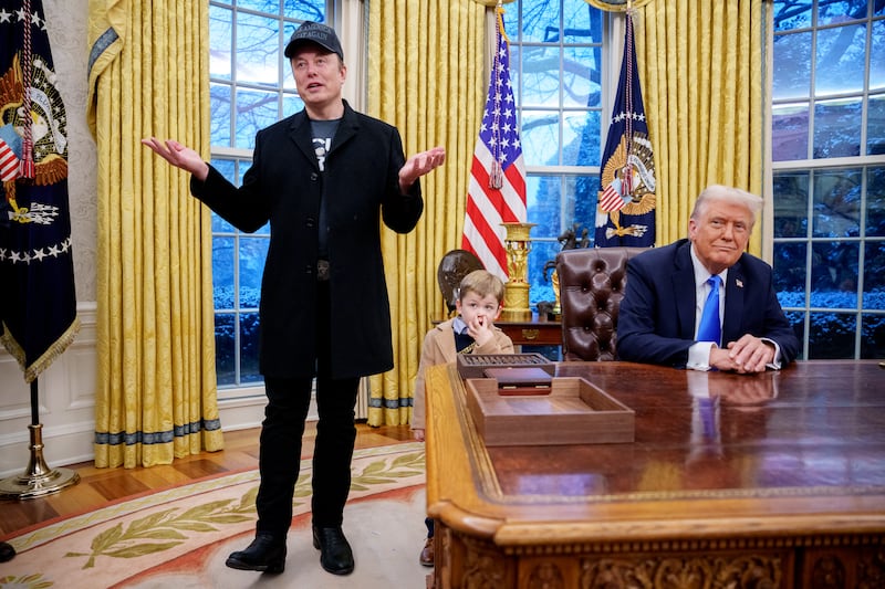 Elon Musk and Donald Trump.