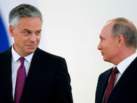 Jon Hunsman and Vladimir Putin