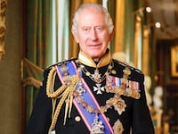 A free portrait of King Charles was widely snubbed in Britain.