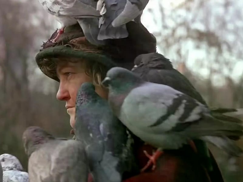 The Irish actress Brenda Fricker as the Pigeon Lady in “Home Alone 2: Lost in New York.”