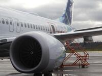 A photo of Alaska Airlines Flight 1282 Boeing 737-9 MAX.