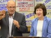 Susan Collins at a ribbon cutting event
