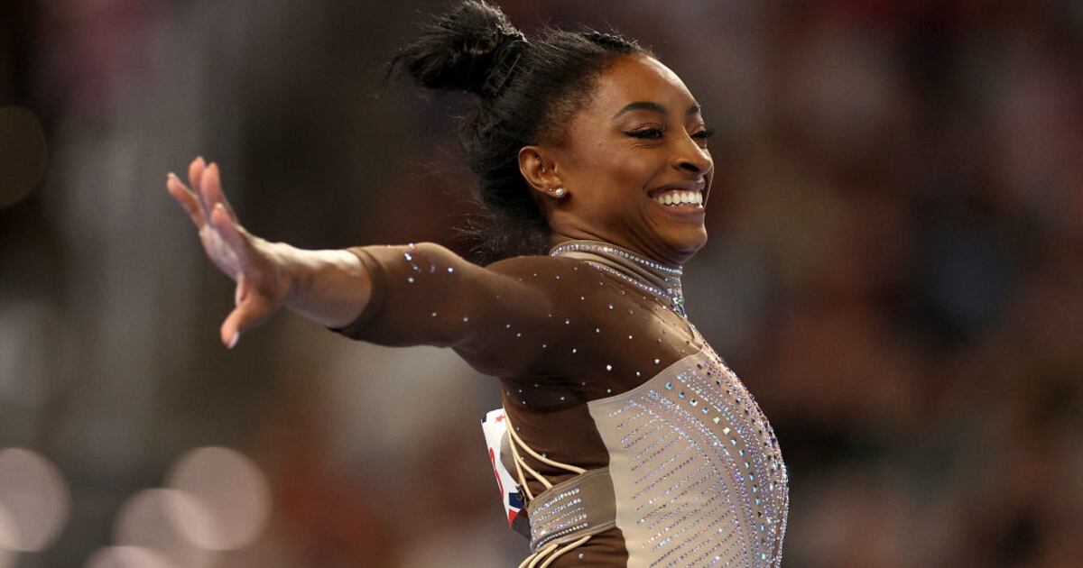 Simone Biles gewinnt zum neunten Mal die US-Turnmeisterschaft im Mehrkampf