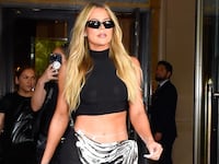 NEW YORK, NEW YORK - MAY 16: Khloé Kardashian is seen on May 16, 2023 in New York City. (Photo by Raymond Hall /GC Images)