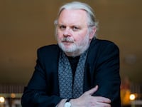 Jon Fosse poses in Oslo, Norway, Sept. 6, 2019.