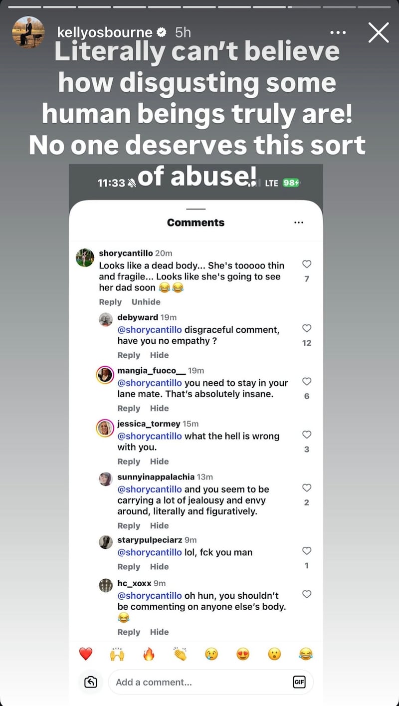 Instagram comment