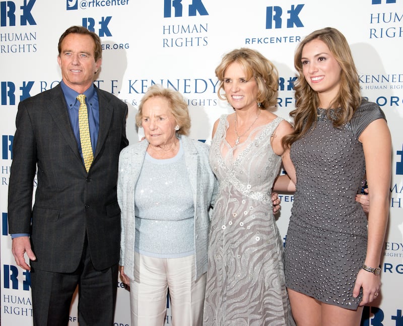 Robert Kennedy Jr., Ethel Kennedy, Kerry Kennedy and Kyle Kennedy in 2013.