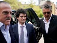 Sam Bankman-Fried, the founder of bankrupt cryptocurrency exchange FTX, arrives at court as lawyers push to persuade the judge overseeing his fraud case not to jail him ahead of trial, at a courthouse in New York, U.S., August 11, 2023.