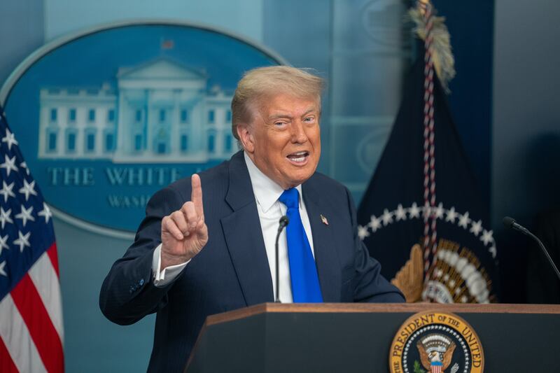 President Donald Trump, pictured June 27, faces a growing divide in his MAGA base over U.S. support for Israel.
