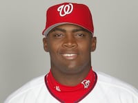 Tony Blanco of the Washington Nationals poses for a portrait in 2005.