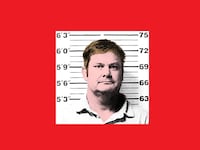 A photo illustration of Chad Daybell