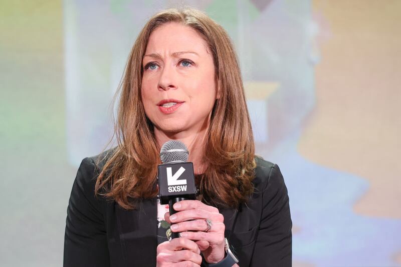 Dr. Chelsea Clinton speaks onstage during the Featured Session "Reproductive Freedom: Good for Workers, Good for Business" during the SXSW Conference & Festivals held at the Austin Convention Center on March 9, 2025 in Austin, Texas. at Austin Convention Center on March 09, 2025 in Austin, Texas.