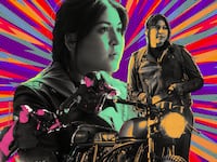 A photo illustration of Alaqua Cox in Echo.