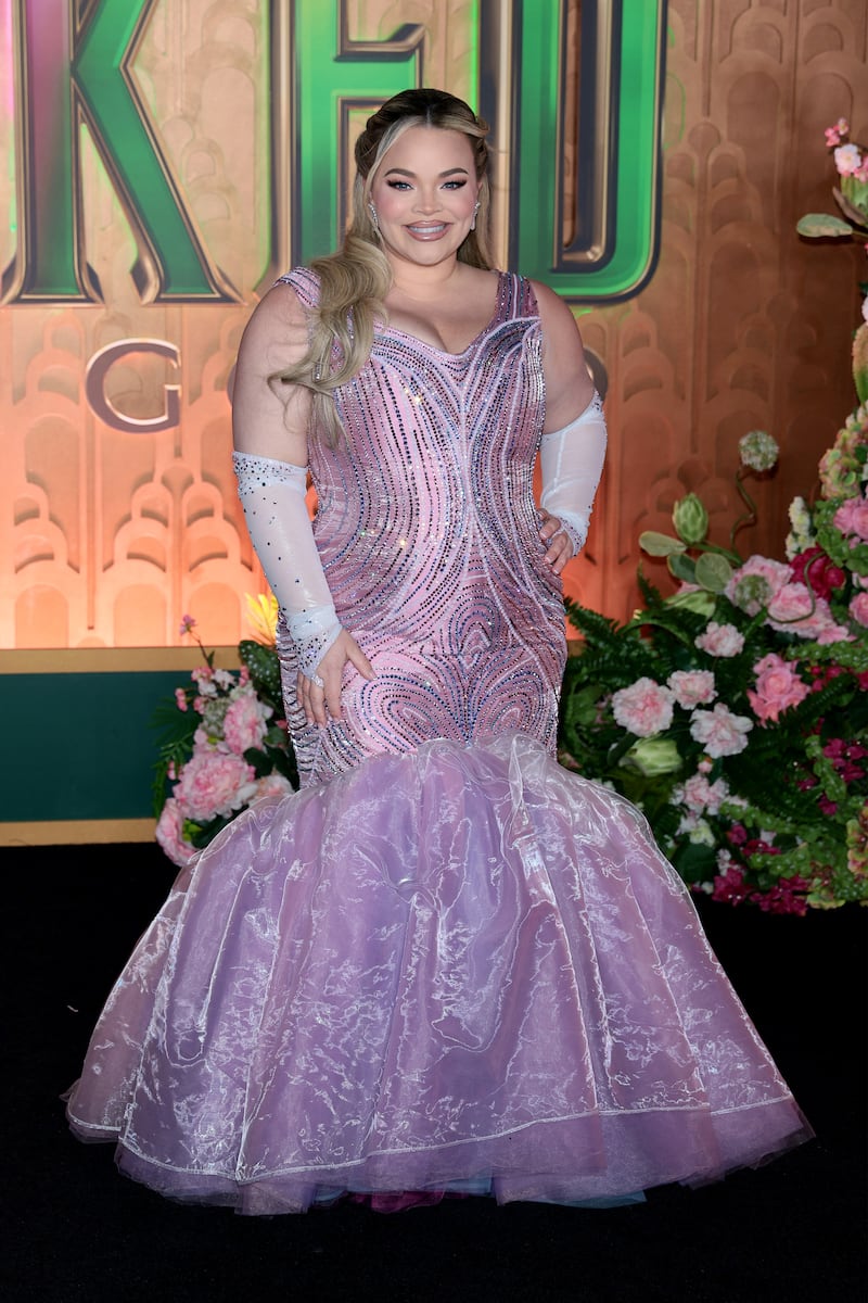 Trisha Paytas said she wanted to try a GLP-1 not for her looks, but to feel better. One of her motivators was her knee pain. Pictured here in November 2025 in New York City.