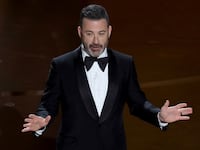 Jimmy Kimmel hosts the Oscars