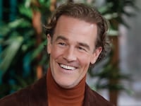 James Van Der Beek during a taping of “The View” from December 4th, 2024.