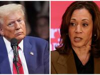 Donald Trump and Kamala Harris.