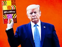 Donald Trump, Cheesecake menu photo illustration