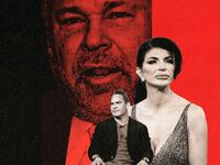 A photo illustration of Bo Dietl with Teresa Guidice and Luis Ruelas