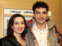 Aubrey Plaza and Christopher Abbott