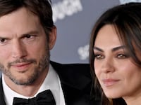 A picture of Ashton Kutcher and Mila Kunis. Kutcher abruptly resigned from the anti-child-sex-abuse organization he co-founded in 2019 after offering his praise for convicted rapist and That 70’s Show co-star Danny Masterson.