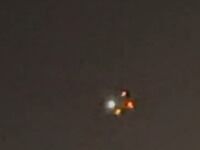 A drone spotted over Ridge, New York.