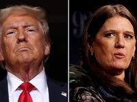 Donald Trump and Mary Trump.