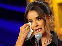 Photo of Kyle Richards crying at Bravocon