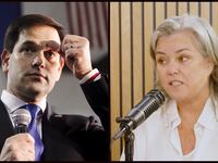 Marco Rubio and Rosie O'Donnell.
(L-R) REUTERS/Jonathan Drake, YouTube/Good Hang with Amy Poehler