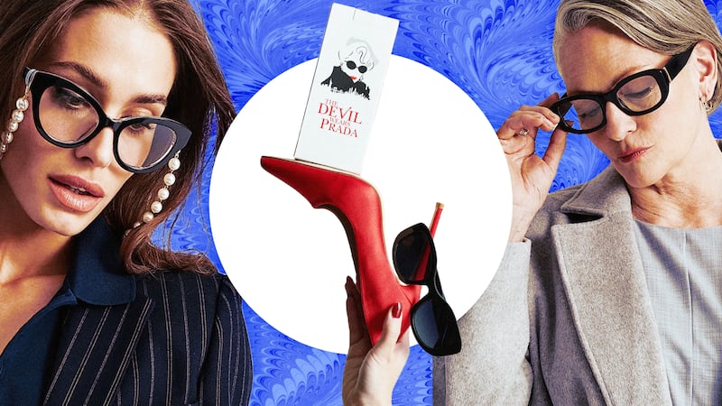 Looker illo illustration for DIFF Eyewear x Devil Wears Prada collection.