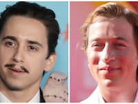 Marcello Hernández and Skyler Gisondo