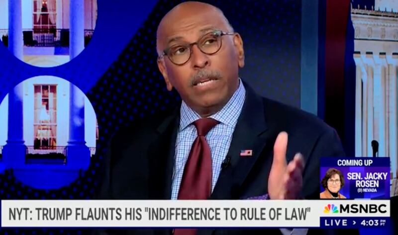 Michael Steele during Monday's "The Weeknight."