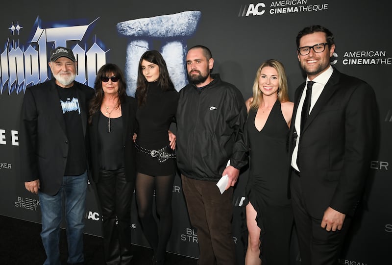 Rob Reiner, Michele Singer, Romy Reiner, Nick Reiner, Maria Gilfillan and Jake Reiner