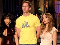 Musical Guest Cardi B, Host Alexander Skarsgård, and Chloe Fineman