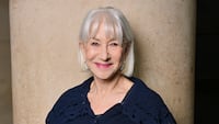 Dame Helen Mirren attends the Erdem show during London Fashion Week at The British Museum on February 22, 2026.