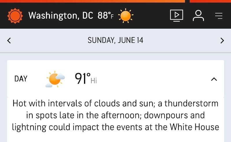 An ominous warning for fight night at the White House.