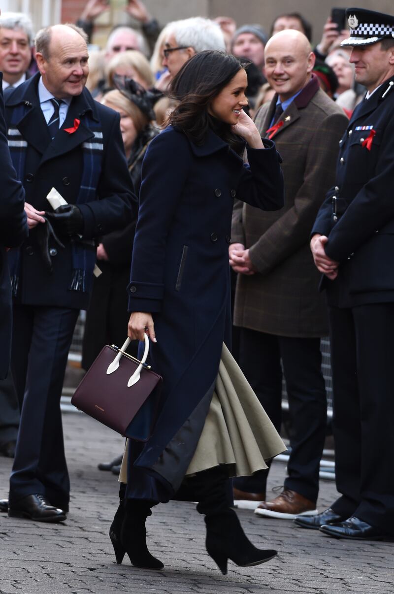 Just days after announcing their engagement at Kensington Palace, Prince Harry and Meghan Markle are having their first ‘Royal Engagement’ on a visit to Nottingham in 2017.