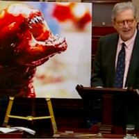 John Kennedy with the Alien